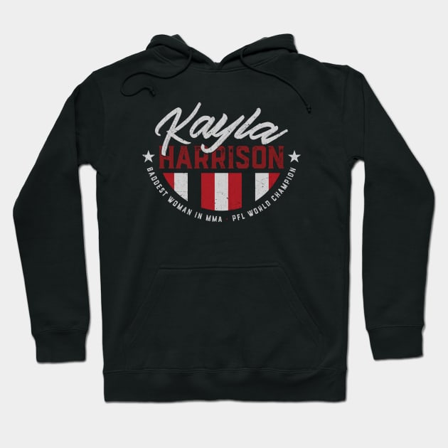 Kayla Harrison Type Stripes Hoodie by danlintonpro